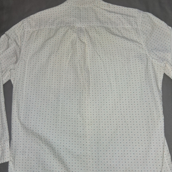 American Eagle Outfittersseriously Soft White Button Down Shirt Men SZ L - Picture 9 of 16